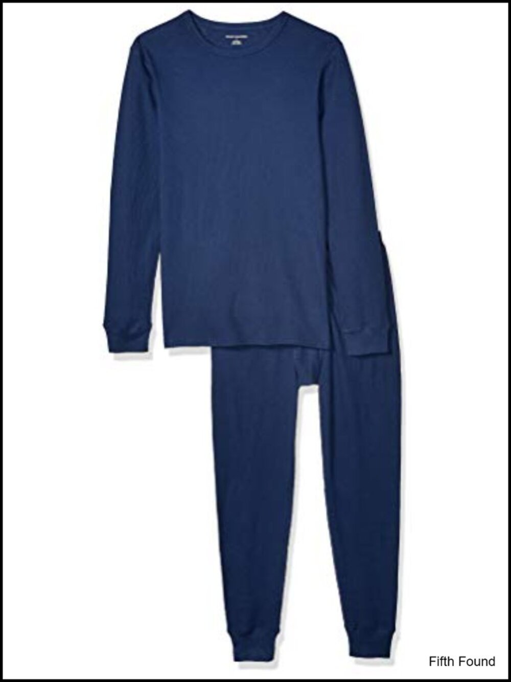 Men's Slim Fit Thermal Underwear Set - Waffle Knit Long Johns Top & Bottoms